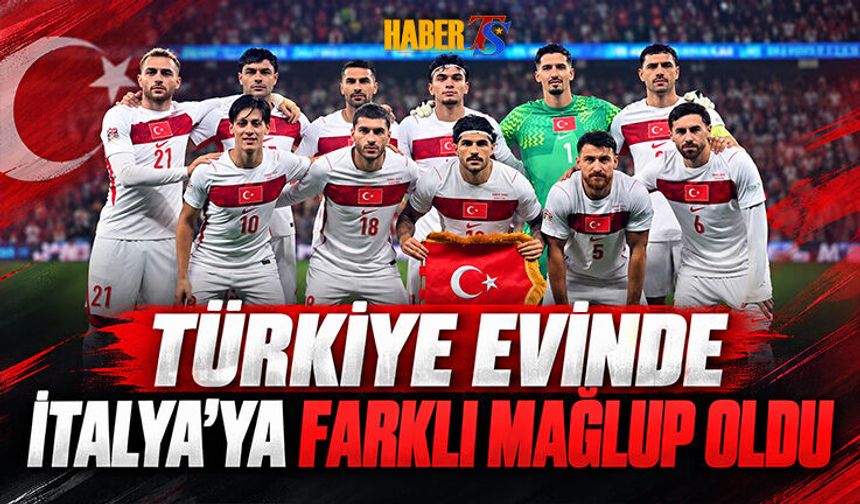 Türkiye İtalya Karşısında 4-1 Mağlup Oldu