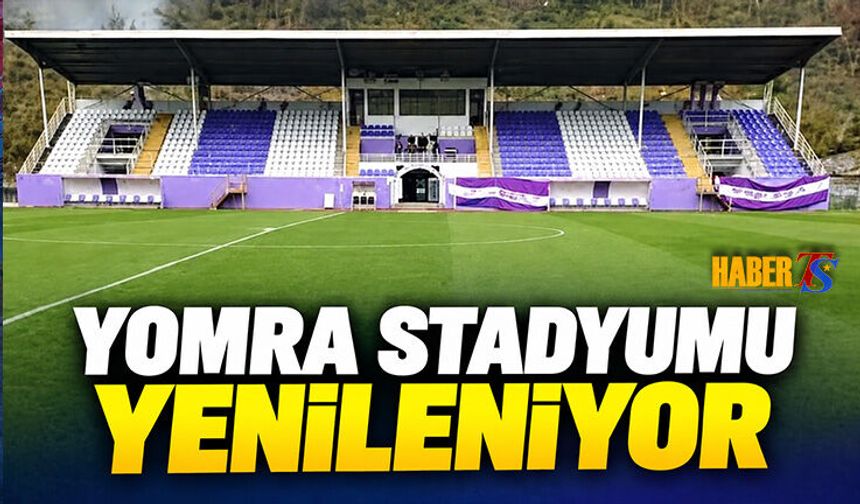 Yomra Stadı Baştan Sona Yenileniyor