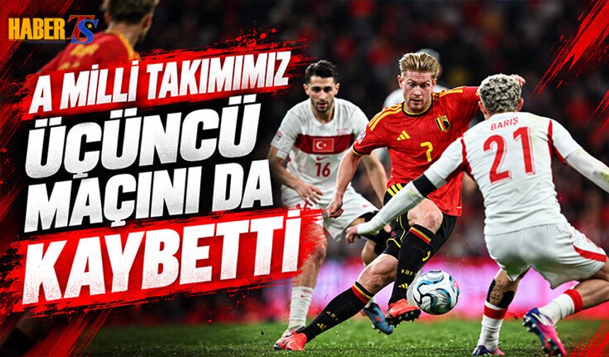 Türkiye Belçika Deplasmanında 3-0 Mağlup Oldu