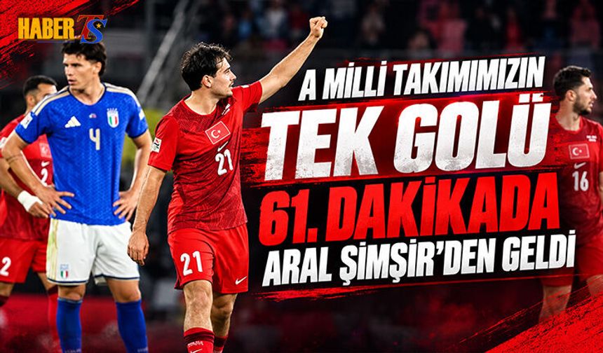 Aral Şimşir’den İtalya’ya 61. Dakikada Trabzon İmzalı Gol