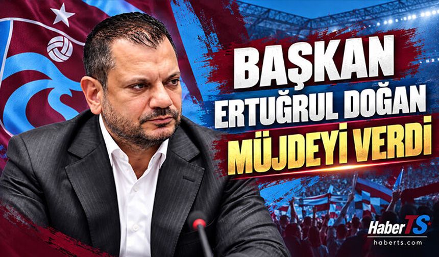 Başkan Ertuğrul Doğan'dan Bordo Mavili Camiaya Müjde