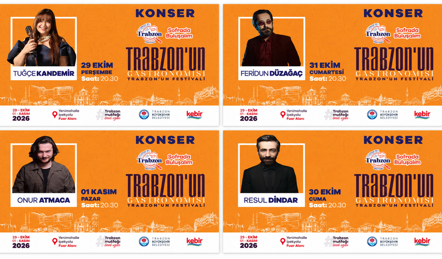 Trabzon Gastronomi Festivali’nde Konser Şöleni