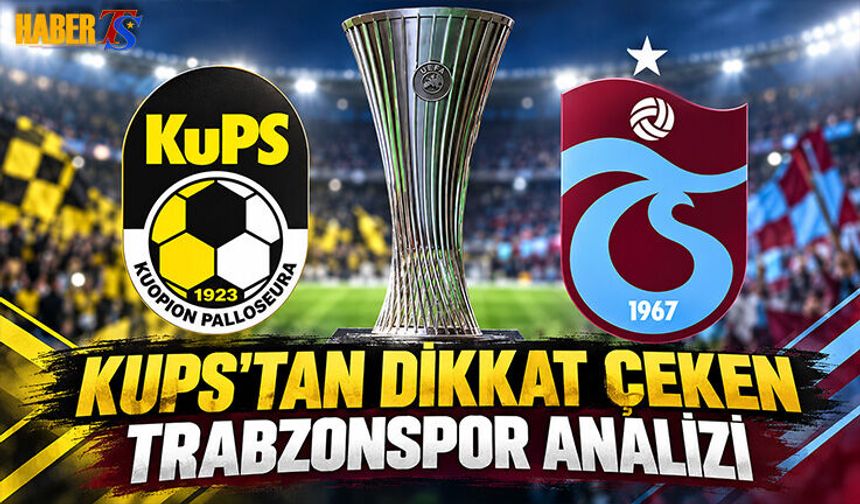 KuPS'tan Trabzonspor İçin Dikkat Çeken Analiz