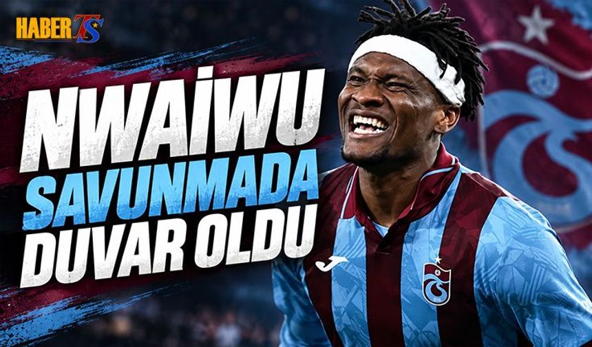 Nwaiwu Samsunspor Maçında Duvar Ördü