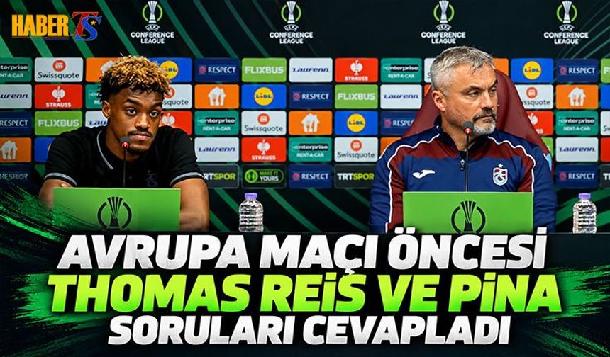 Avrupa Maçı Öncesi Thomas Reis ve Pina Soruları Cevapladı