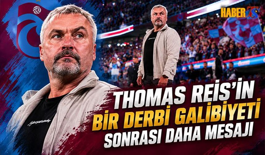 Thomas Reis'ten Beşiktaş Galibiyeti Sonrası Mesaj