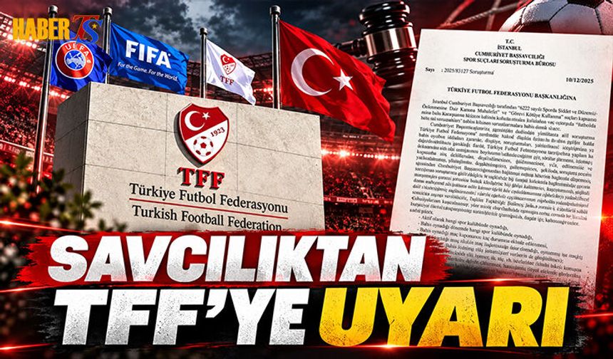Savcılık, Türkiye Futbol Federasyonu'nu Uyarı