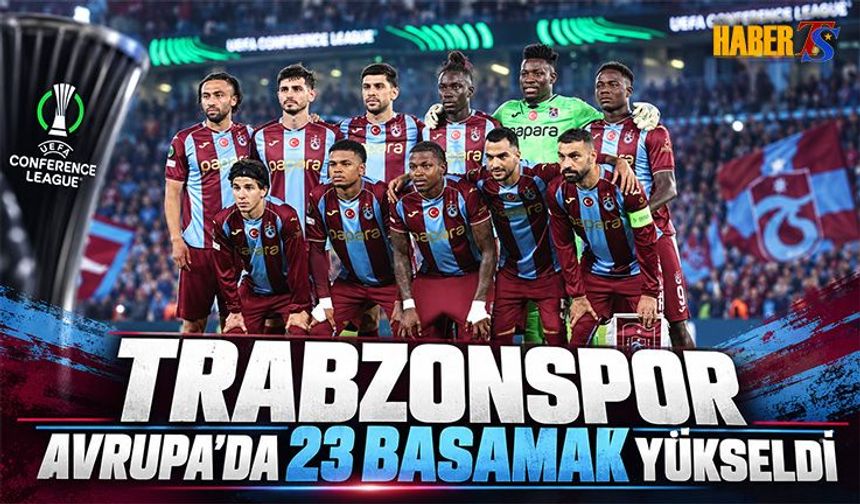 Trabzonspor UEFA Sıralamasında 23 Basamak Yükseldi