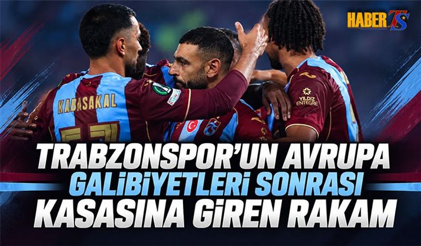 Trabzonspor Avrupa'da Kasasını Doldurdu