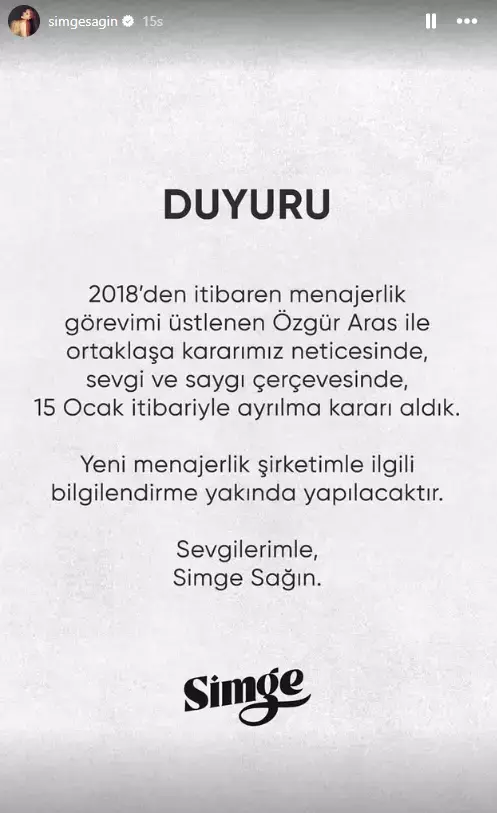 7 Yildir Birliktelerdi Simge Sagin Ayriligi 18270846 9410 M