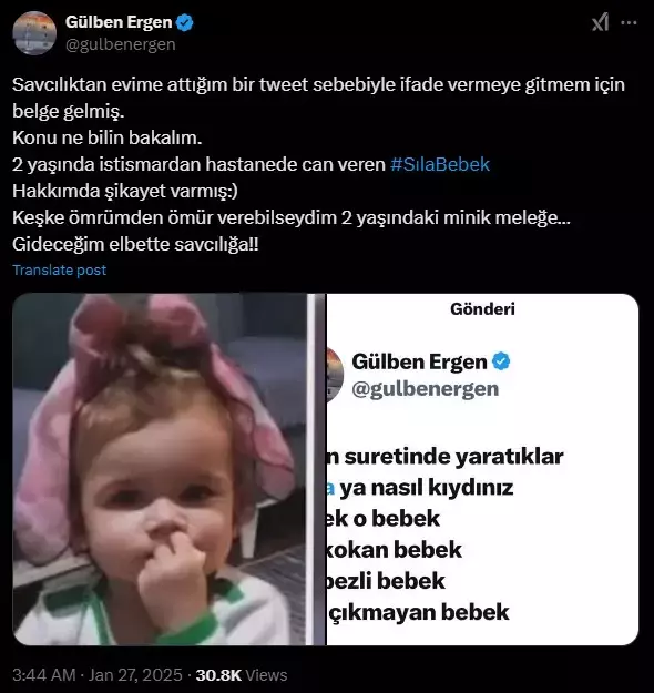 Gulben Ergen Savciliga Cagrildi Sila Bebek 18304814 5856 M