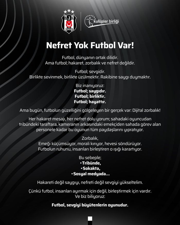 0X0 Dort Buyuklerden Ortak Aciklama Nefret Yok Futbol Var 1757691269795