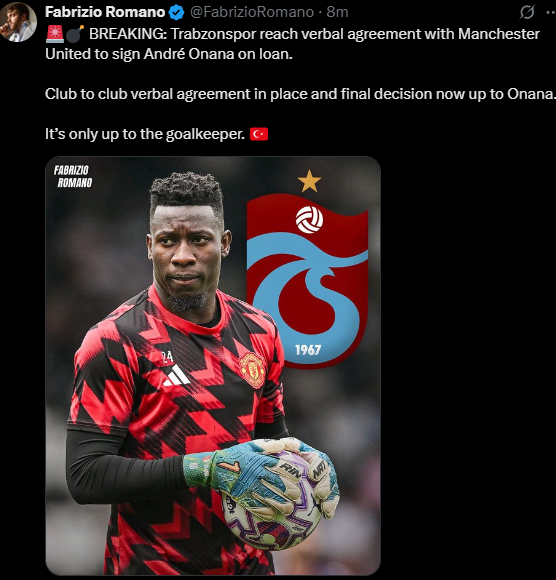 0X0 Trabzonspordan Onana Bombasi Manchester United Ile Anlasma Tamam 1757168464183