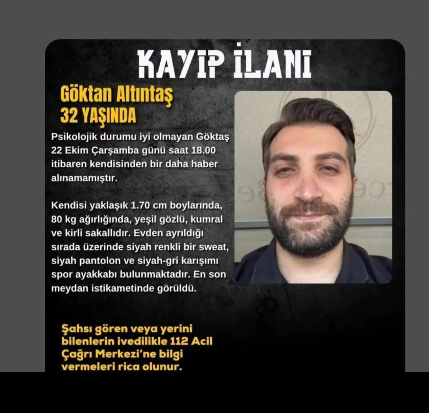 Iş Insanı Göktan Altuntaş Kayıp