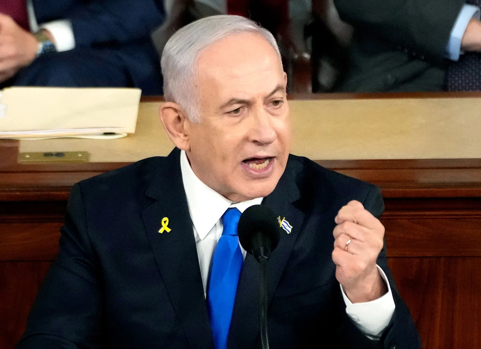Israel Prime Minister Benjamin Netanyahu Addresses U S Congress Washington D C July 24 2024