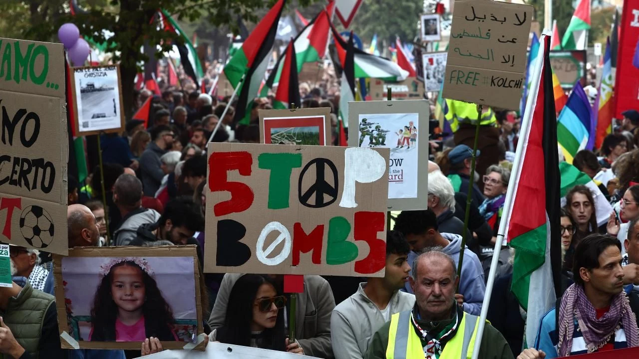 Italy Protest Against Israel Reu 2407861