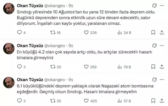 Profesorden 6 1 Lik Deprem Icin Carpici Yorum 19192974 2464 M