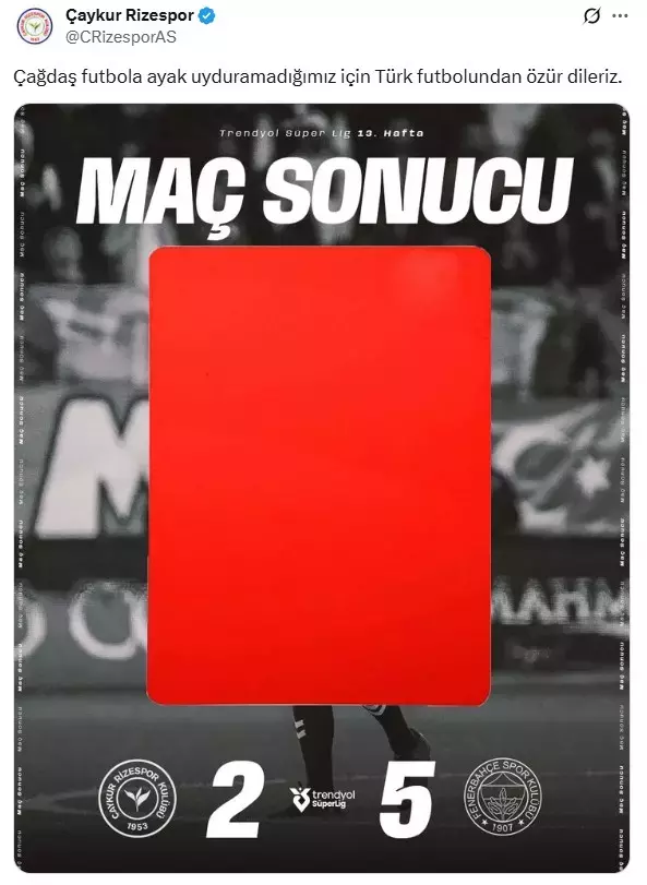 Caykur Rizespor Dan Mac Biter Bitmez Sert Tepki 19284505 7170 M