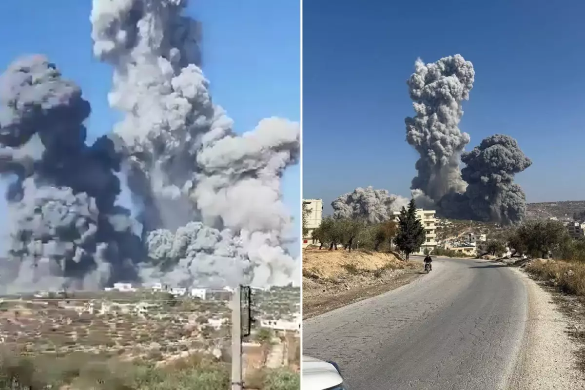 Idlib De Siddetli Patlama Bolgeden Dumanlar 19294427 4308 Amp