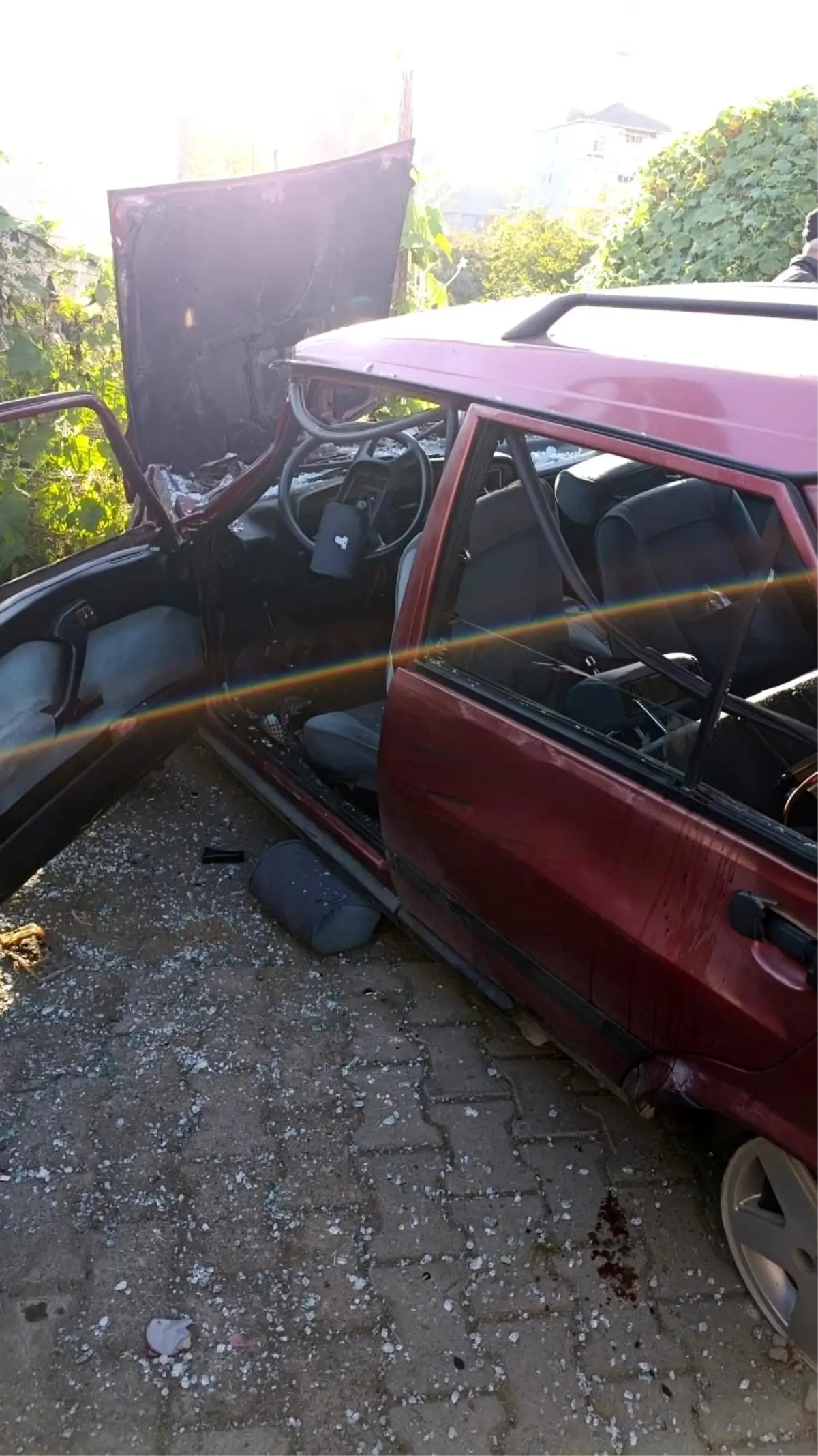 Kaldirimda Yururken Dehseti Yasadilar Otomobi 19303596 Amp