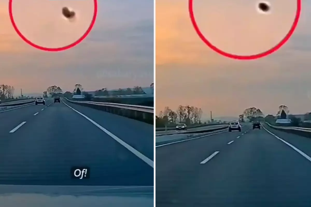 Trafikte Seyir Halindeki Araca Yorgun Mermi 19288248 9874 Amp