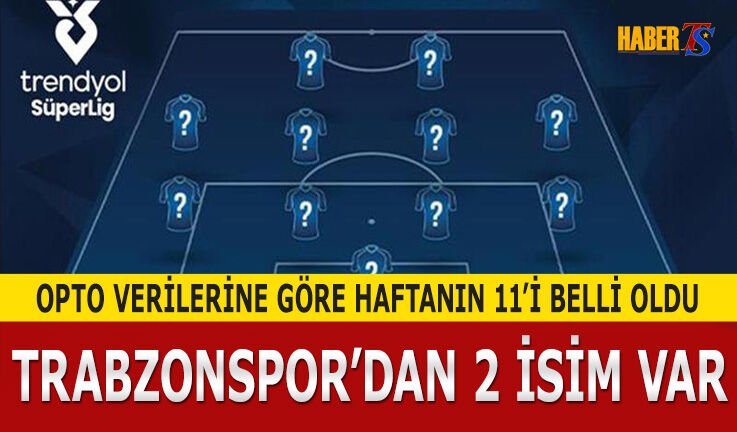 Haftanın 11’i Açıklandı: Sizin Seçiminiz ve OPTA’nın Kadrosu