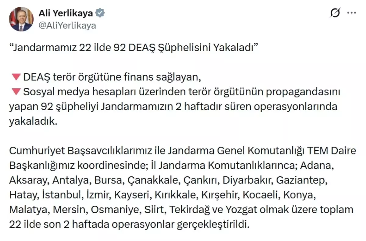 22 Ilde Deas Operasyonu 92 Gozalti 19345171 Amp