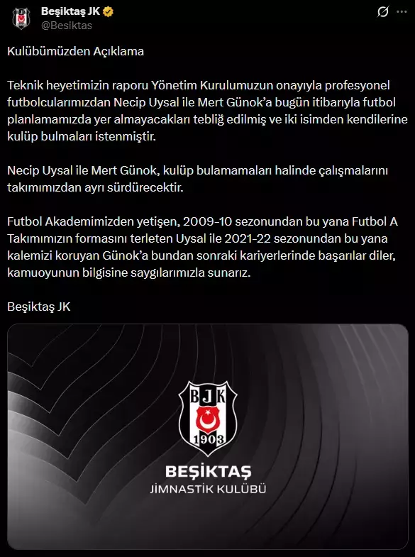 Besiktas Iki Futbolcunun Kalemini Kirdi 19395450 5151 M