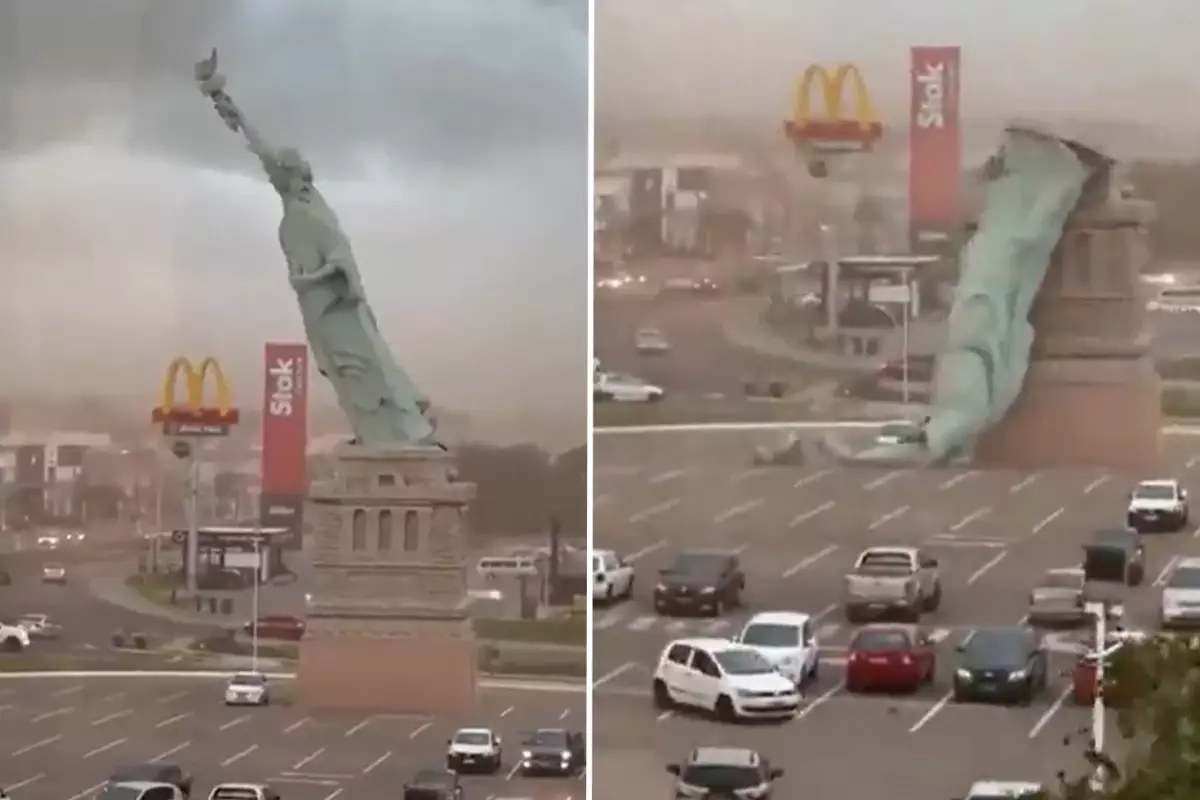 Brezilya Da Firtina Dehseti 24 Metrelik Ozgurluk 19361908 5503 Amp