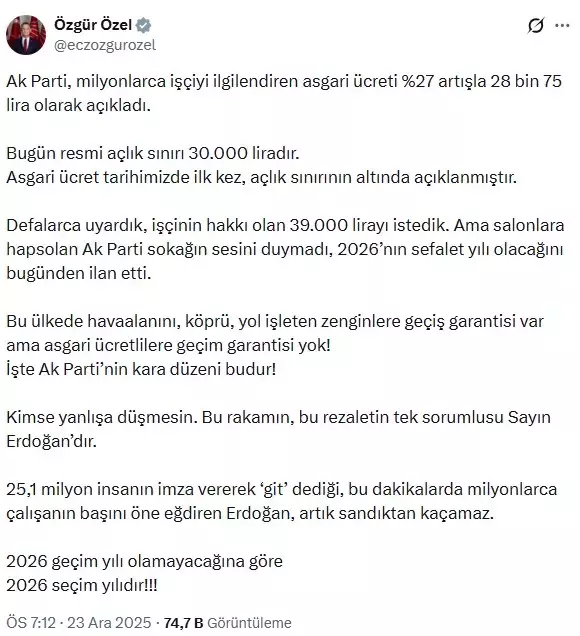 Chp Genel Baskani Ozel Den Yeni Asgari Ucrete 19384842 2644 M