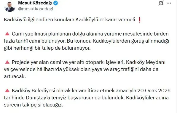 Kadikoy Belediye Baskani Mesut Kosedagi Sahile 19514615 8243 M