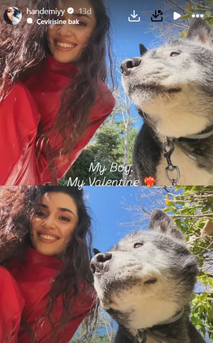 0X0 Hakan Sabancidan Ayrilan Hande Ercelden 14 Subat Paylasimi Benim Sevgilim 1771074612101