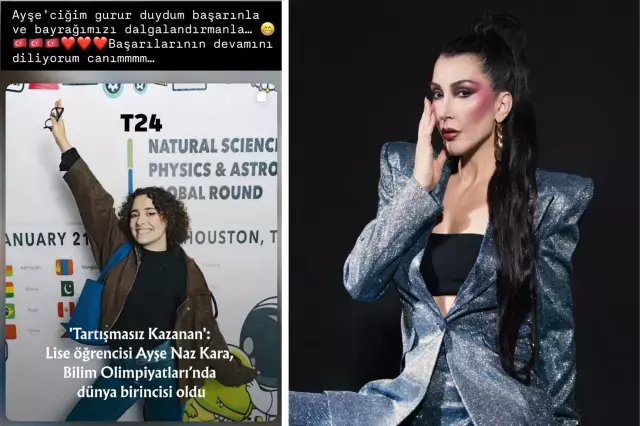 Hande Yener Den Dunya Sampiyonu Ayse Naz A Tebrik 19586171 8073 M
