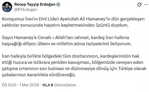 Cumhurbaskani Erdogan Dan Hamaney Mesaji 19614751 8523 M