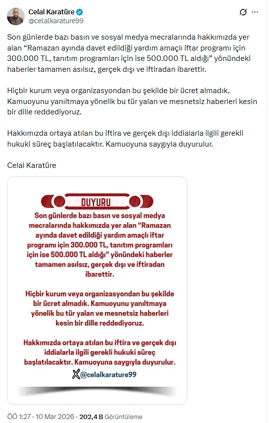 Ramazan Iddialari Sonrasi Celal Karature 19642080 2269 M