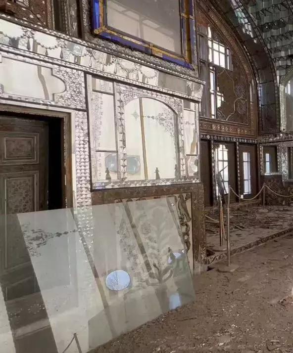 Tahran Da Tarihi Saray Hava Saldirisinda Hasar 19617977 8784 M