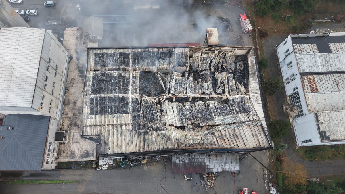 Trabzon Da Yanan Findik Fabrikasinda Hasar 19689739 Amp