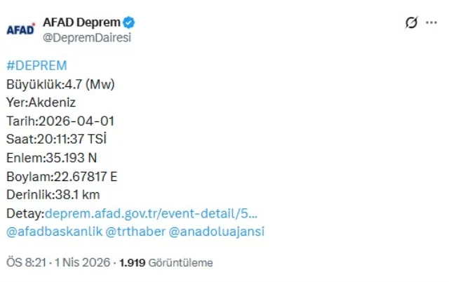 Akdenizde 47 Buyuklugunde Depr 19707590 4670 1 M