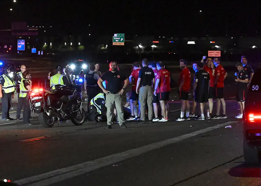 A Milli Takim Kampinda Kaza Polis Motosikleti Devrildi 1780990585