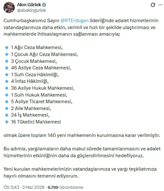 Bakan Gurlek 140 Yeni Mahkeme 19907485 9945 1 M