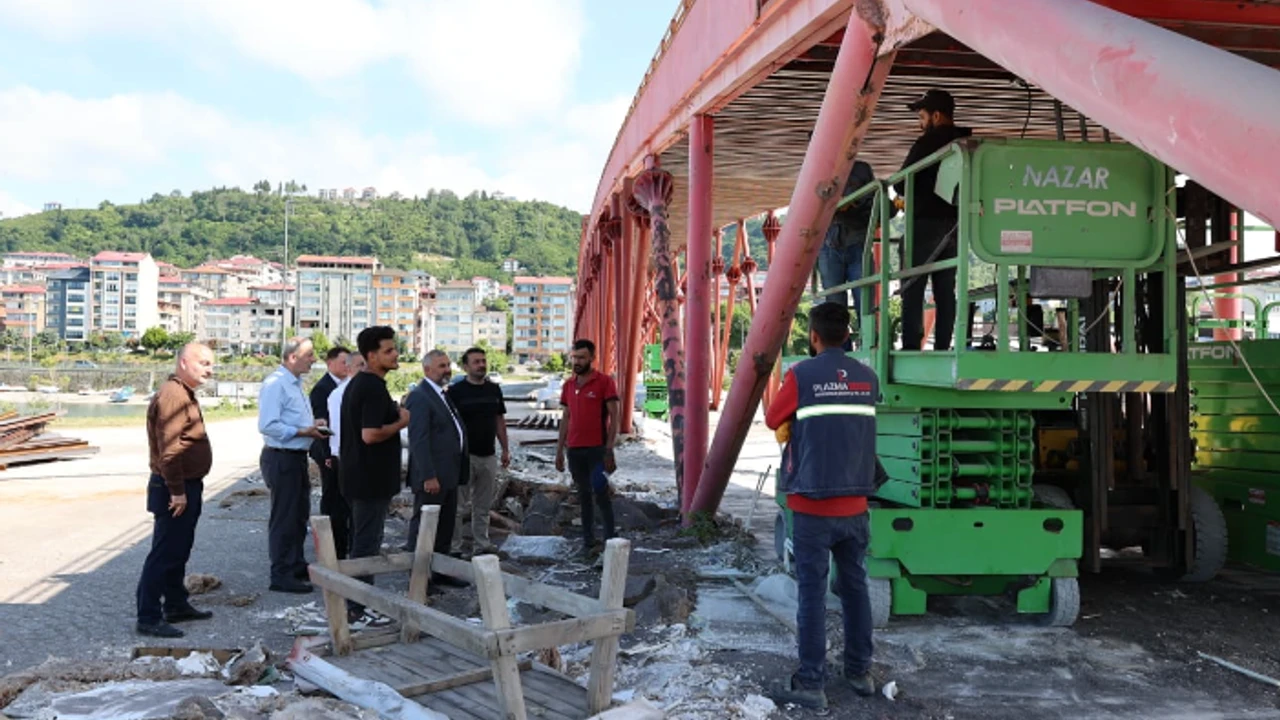 Arsin Sahil Parkı Yeni Yüzüne Kavuşuyor