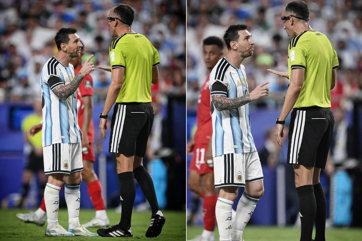 Messi Portekizli Hakeme Ayar Verdi Benimle 20042949 4245 Amp