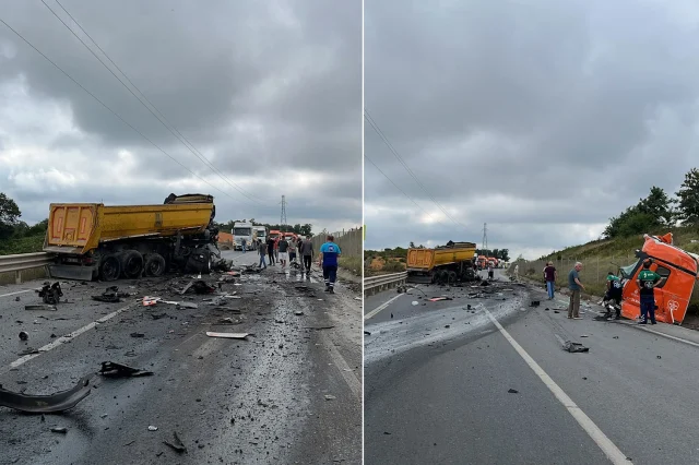 Silede Tir Kazasi 2 Tir Carpis 20135865 6983 1 M