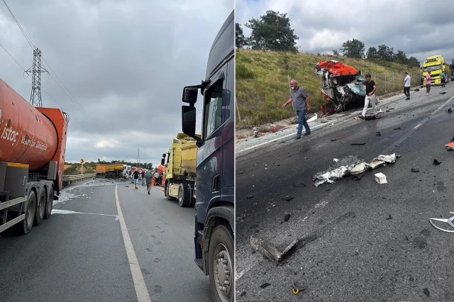 Silede Tir Kazasi 2 Tir Carpis 20135865 7873 1 M