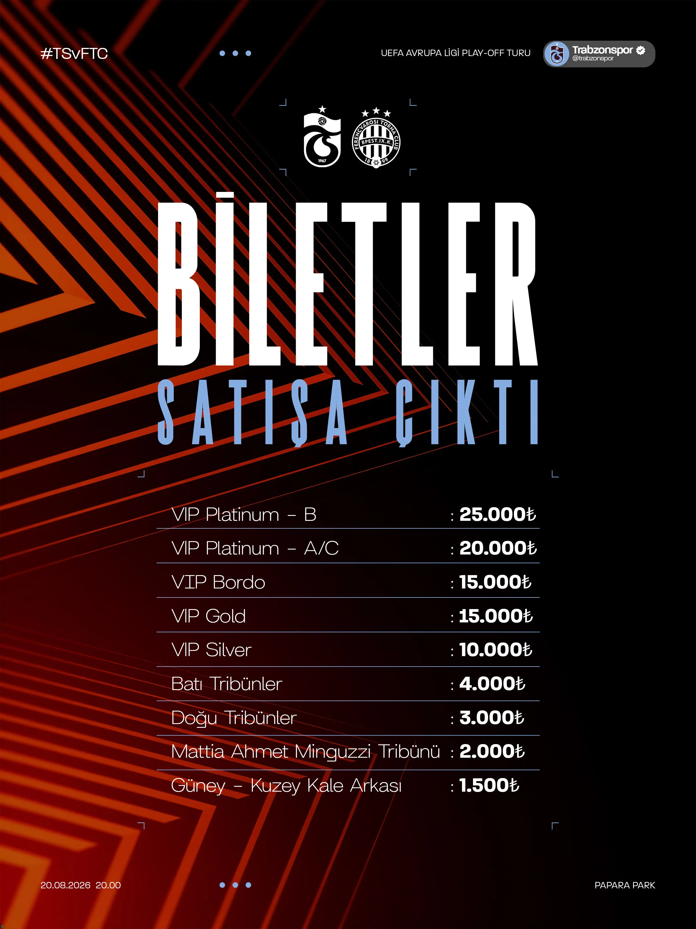 Trabzonspor Bilet