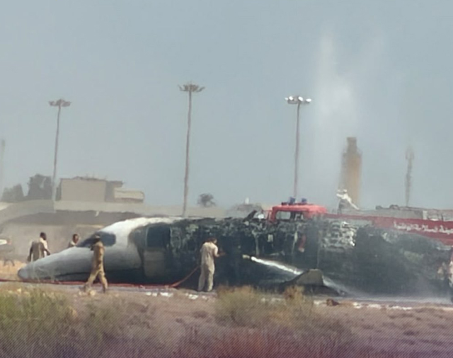Libya'da Özel Jet Kazasında İki Pilot Tutuklandı