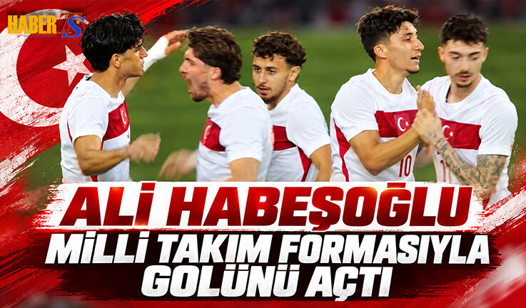 Ali Habeşoğlu Milli Takımda Golünü Attı