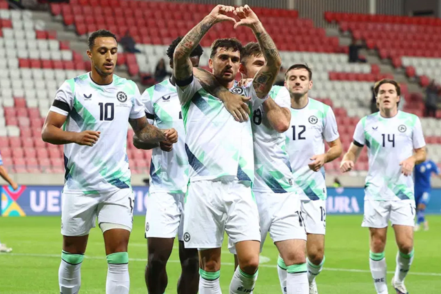 İrlanda'dan İsrail'e İlk Yarıda 3 Gol