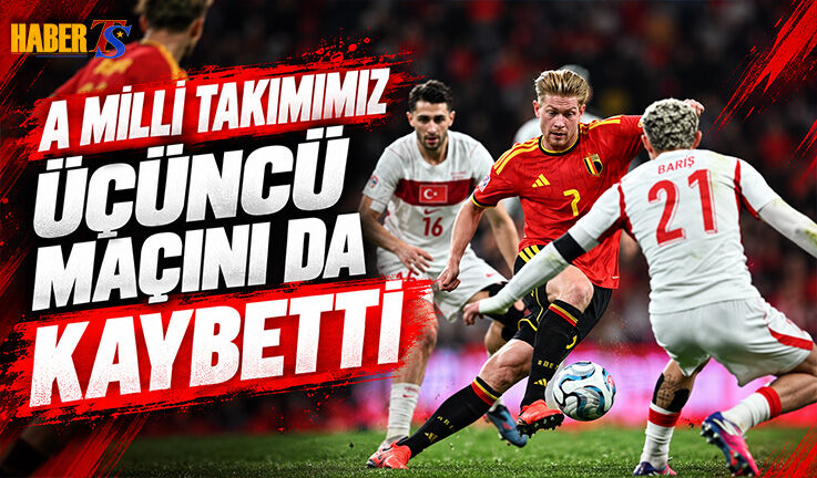 Türkiye Belçika Deplasmanında 3-0 Mağlup Oldu