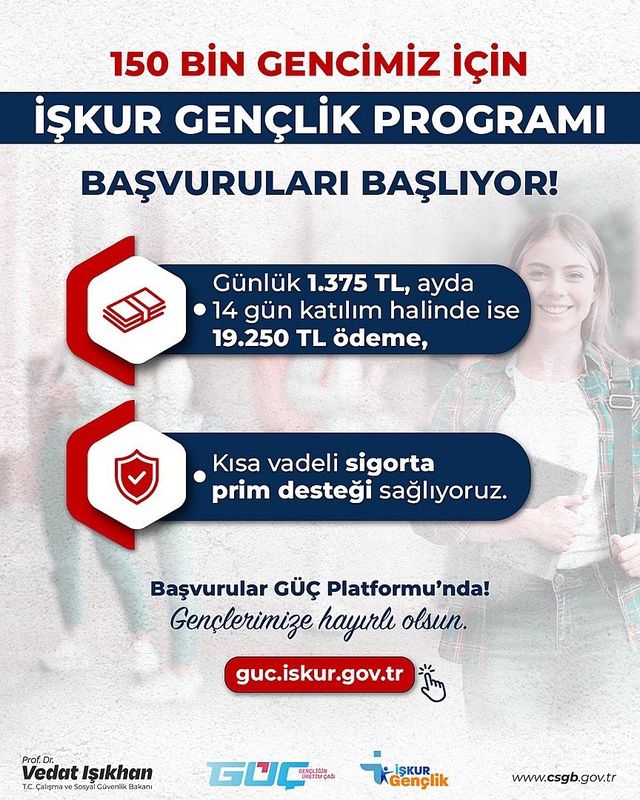 Iskur Genclik Programi Icin Yeni Donem Basvur 20322715 O